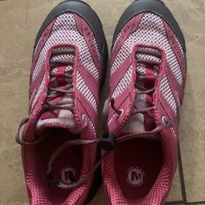Merrell Pink and Gray Sneakers